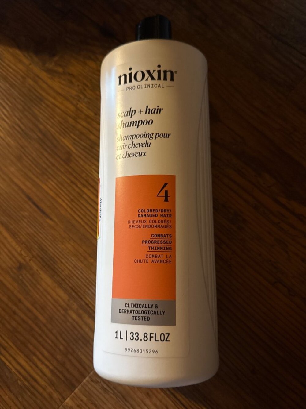 Nioxin System #4 Shampoo 33.8 Fl oz (1 Liter) New